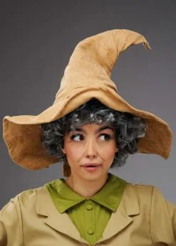 Professor Sprout Style Deluxe Brown Witch Hat