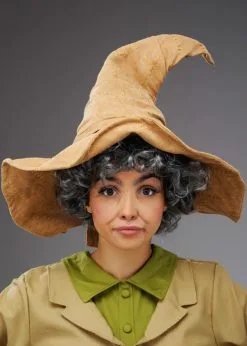 Professor Sprout Style Deluxe Brown Witch Hat 7 Professor Sprout Style Deluxe Brown Witch Hat -Costumes Sales professor sprout hat 02