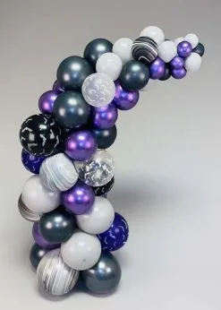 Inflated Purple Halloween Balloon Arch Large Party Set 9 Inflated Purple Halloween Balloon Arch Large Party Set -Costumes Sales purple halloween full set scatter 02