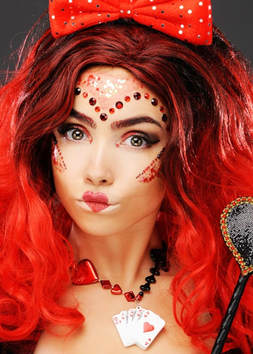 Queen Of Hearts Glitter Make-Up Kit 3 Queen Of Hearts Glitter Make-Up Kit