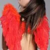 Halloween Gothic Red Feather Angel Wings -Costumes Sales red feather wings 52832