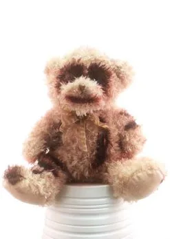 Halloween Scruffy Brown Zombie Teddy Bear