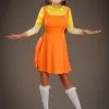 Womens Squid Game Deluxe Doll Costume -Costumes Sales squid game doll costume
