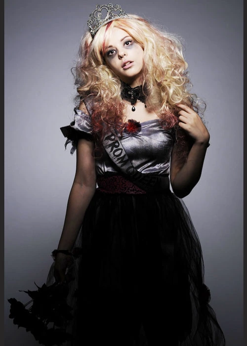 Teen Girls Dead Zombie Prom Queen Costume 4 Teen Girls Dead Zombie Prom Queen Costume - Image 2