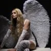 Womens Extra Large White Feather Angel Wings