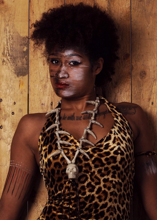 Halloween Voodoo Skull Fang Bone Necklace 4 Halloween Voodoo Skull Fang Bone Necklace - Image 2