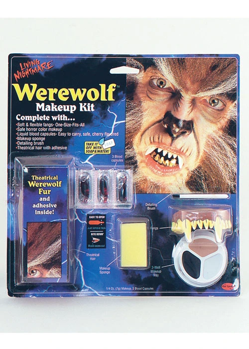 Halloween Werewolf Make-Up Kit 3 Halloween Werewolf Make-Up Kit