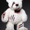 Halloween Party White Zombie Teddy Bear -Costumes Sales white zombie bear prop