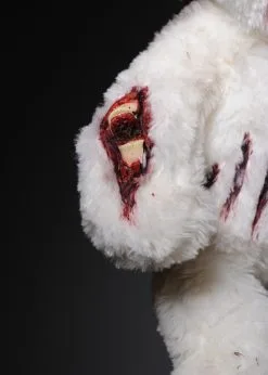 Halloween Party White Zombie Teddy Bear -Costumes Sales white zombie bear prop 02