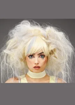 Womens Halloween Blonde And Grey Mummy Wig 7 Womens Halloween Blonde And Grey Mummy Wig -Costumes Sales womens deluxe blonde mummy wig 02