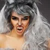 Womens Long Grey Werewolf Wig With Wolf Ears -Costumes Sales womens grey werewolf wig and ears