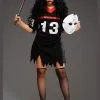 Womens Halloween Jason Style Hockey Costume 1 Womens Halloween Jason Style Hockey Costume -Costumes Sales womens jason costume 84273