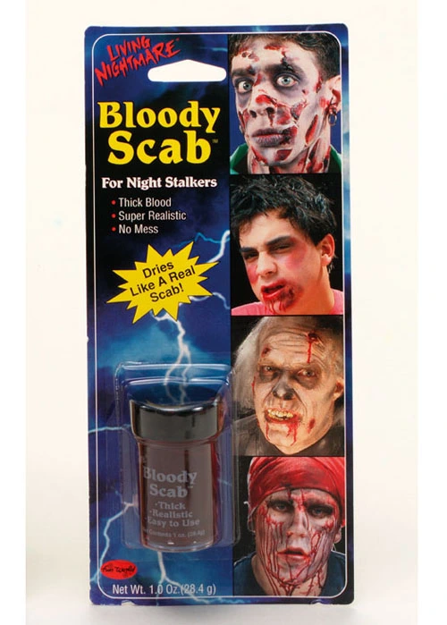 Zombie Make-Up Bloody Scab Fake Blood 3 Zombie Make-Up Bloody Scab Fake Blood